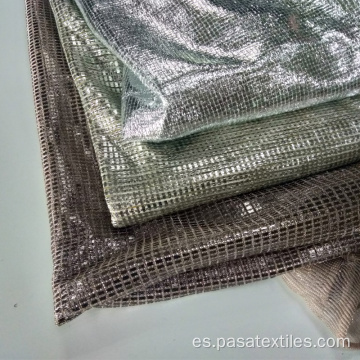 100% poliéster con tela estampada en papel de aluminio Soporte ecológico